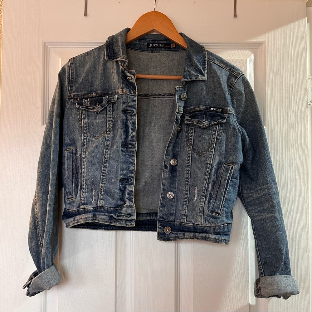 Cropped Jean Jacket